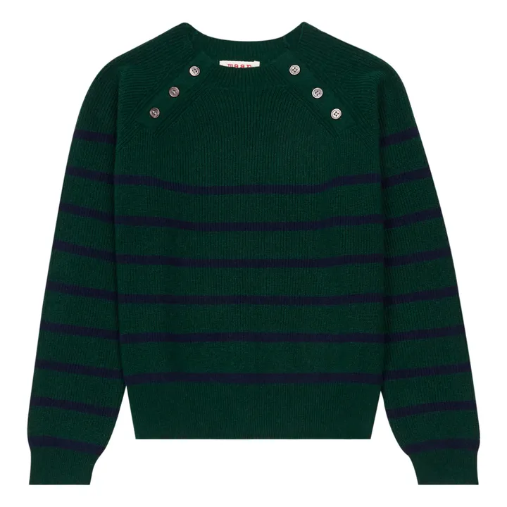 Maglione lana Piva | Verde foresta- Immagine del prodotto n°0