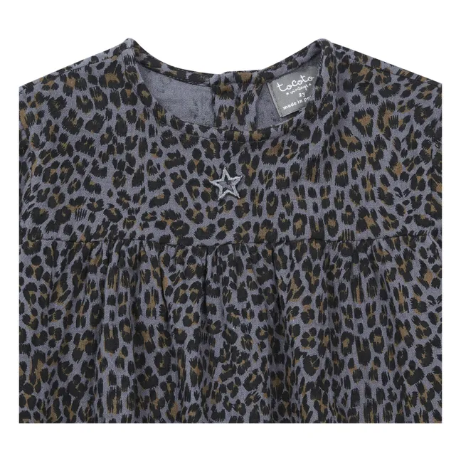 Blusa Leopardo | Gris