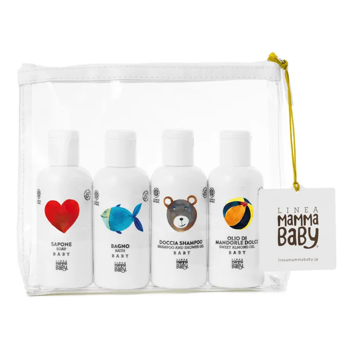 Pochette portasapone, bagno, gel doccia e shampoo, olio per bebè- Immagine del prodotto n°0