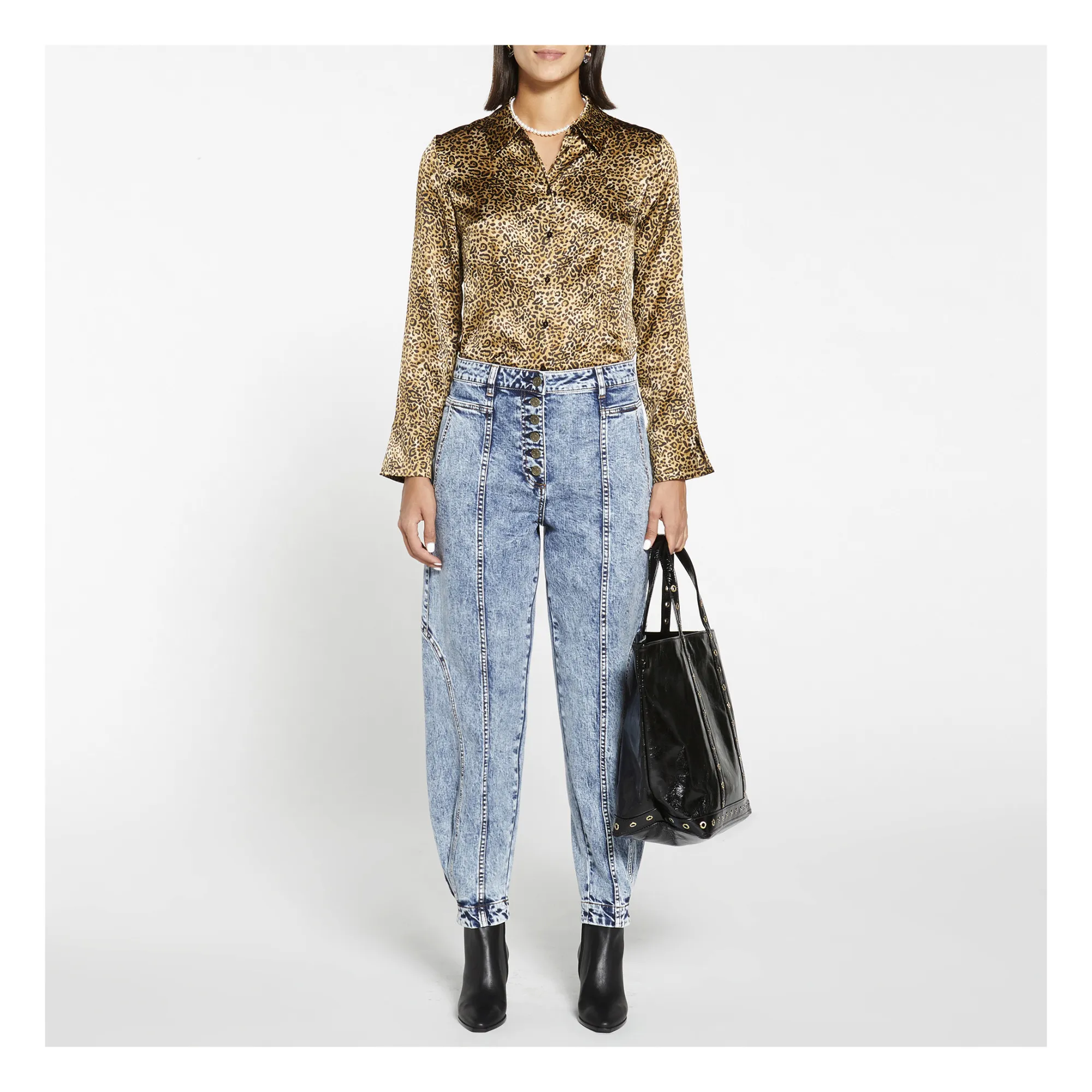 Ulla Johnson Brodie Acid Washed Denim Jeans Blue Smallable