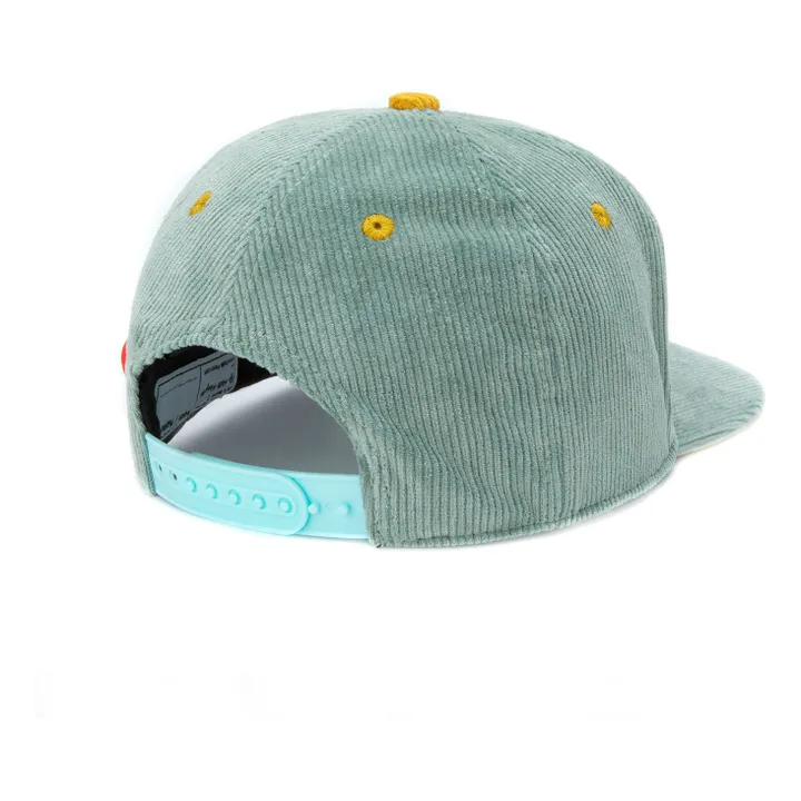 Cappellino in velluto | Azzurro fiordaliso- Immagine del prodotto n°4