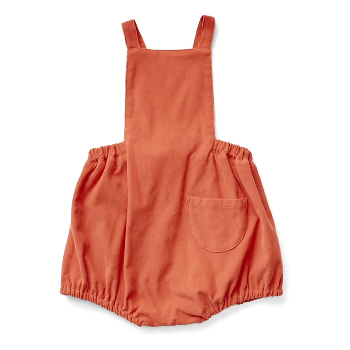 Soor Ploom - Oona Corduroy Romper - Brick red | Smallable