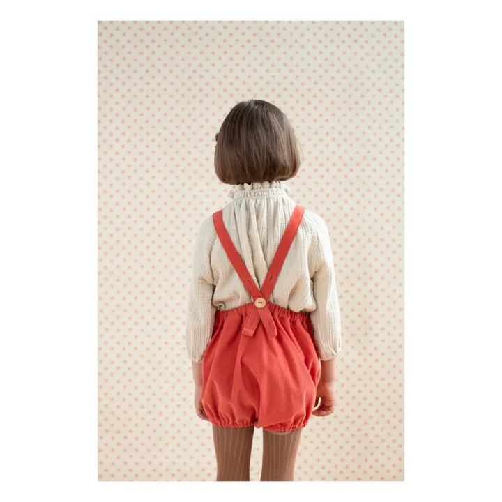 Soor Ploom - Oona Corduroy Romper - Brick red | Smallable