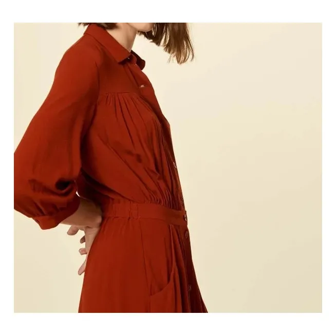 Kleid Jeansneton | ziegelrot- Produktbild Nr. 3