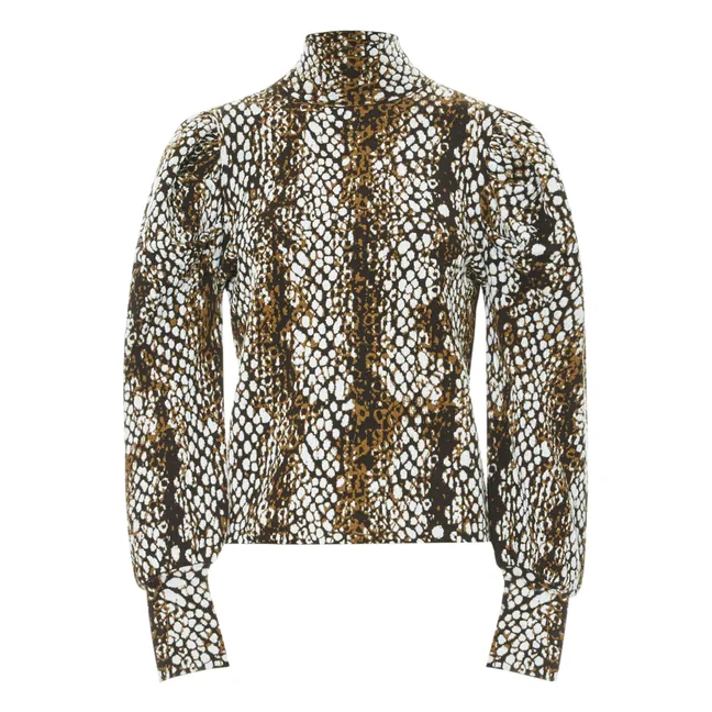 Pullover Sascha Jacquard Python | Khaki