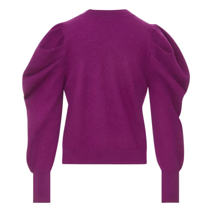Maglione Marin in lana merino | Viola- Immagine del prodotto n°4