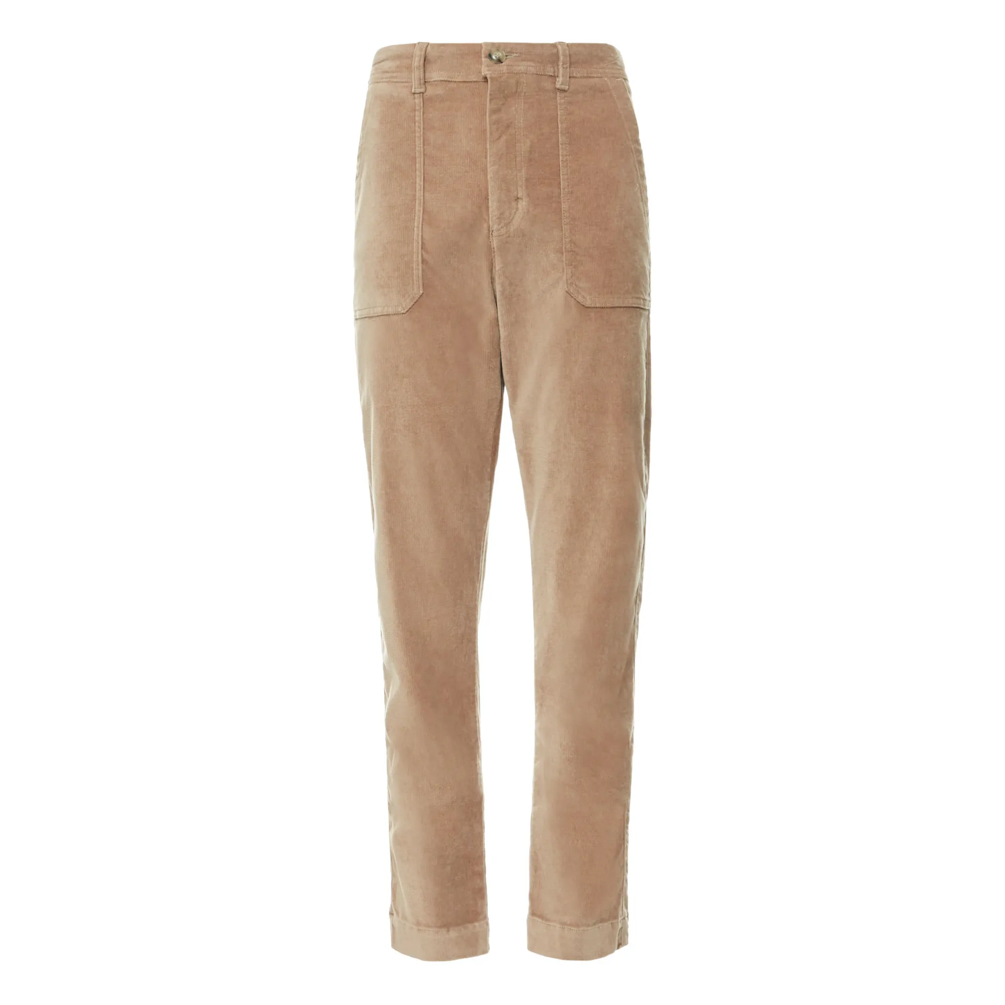 Xirena Beige Pink Tucker Velvet Trousers