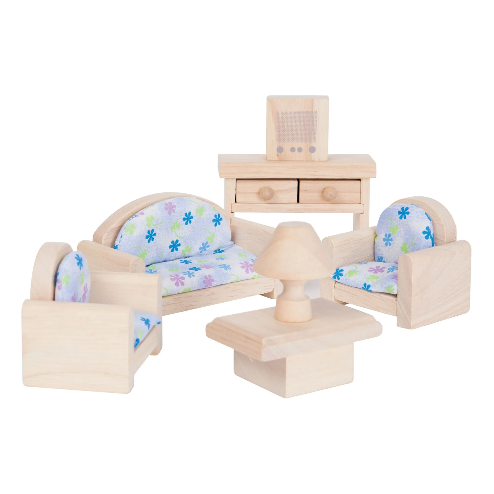 Plan Toys Natural Wooden Living Room