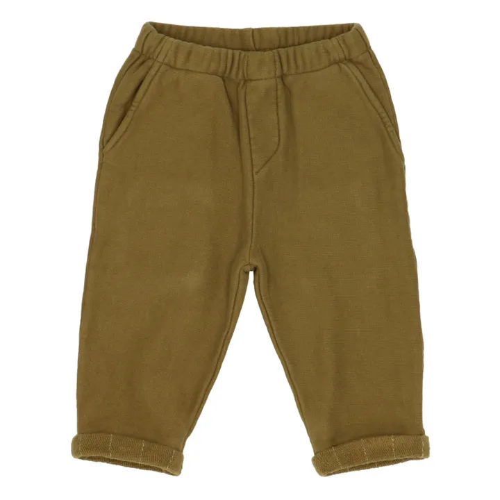 Pantalón de felpa Bensi | Verde Kaki- Imagen del producto n°0