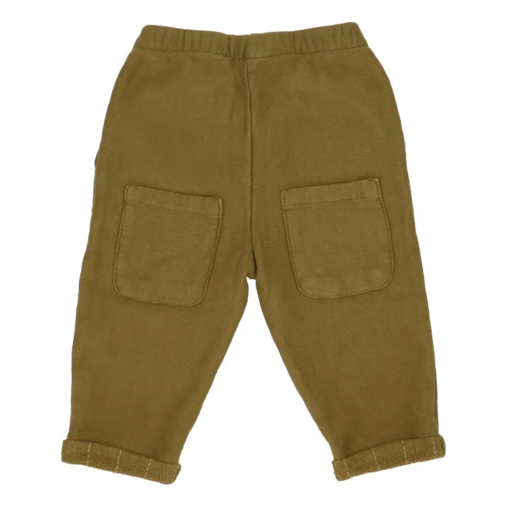 Pantalón de felpa Bensi | Verde Kaki- Imagen del producto n°2