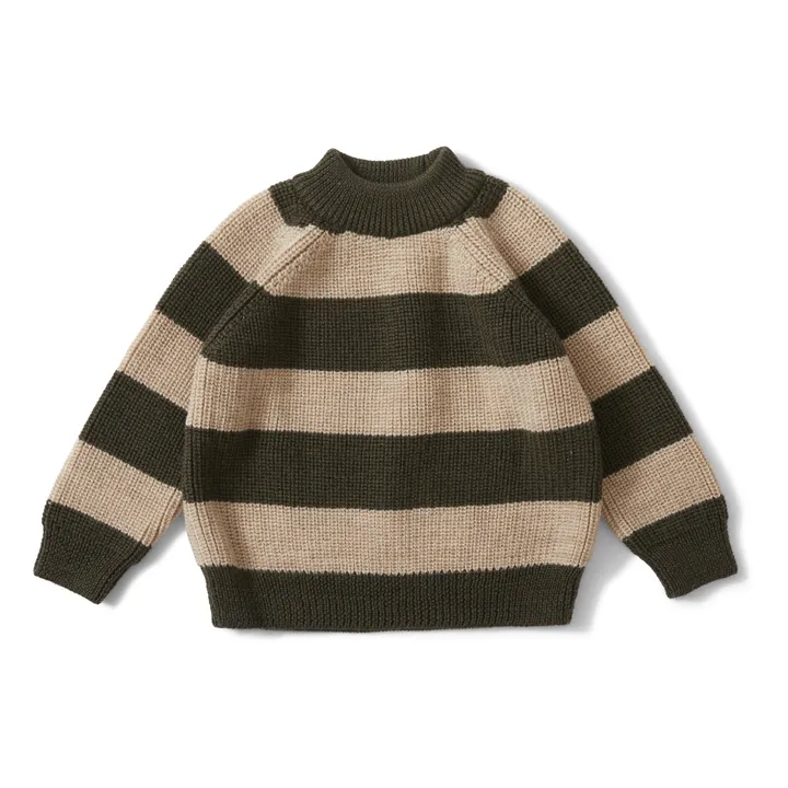 Pullover Witum 100% Merinowolle | Khaki- Produktbild Nr. 0