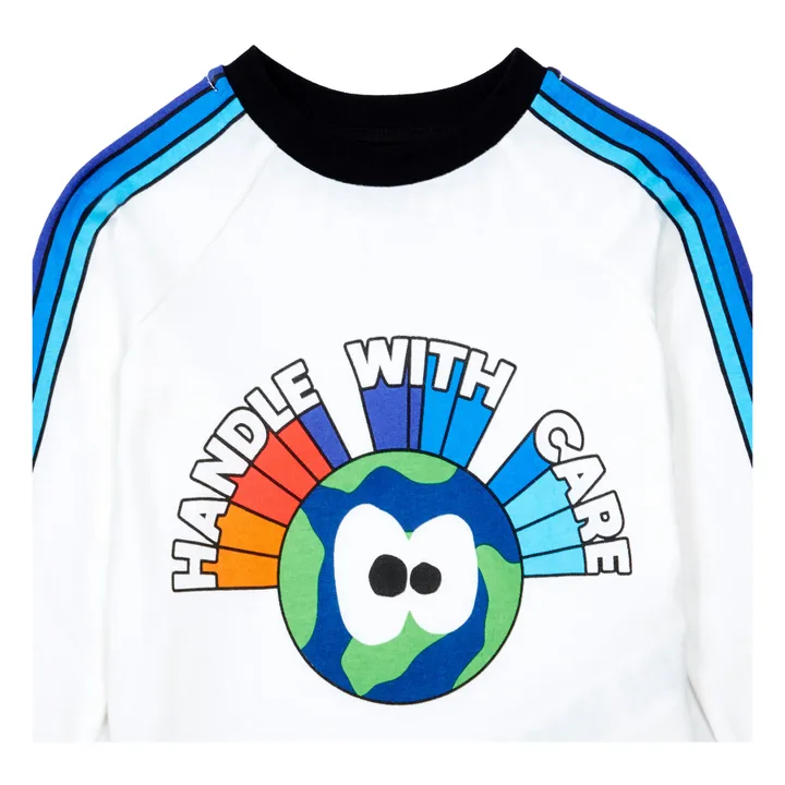 T-shirt in cotone Bio Handle With Care | Ecru- Immagine del prodotto n°1
