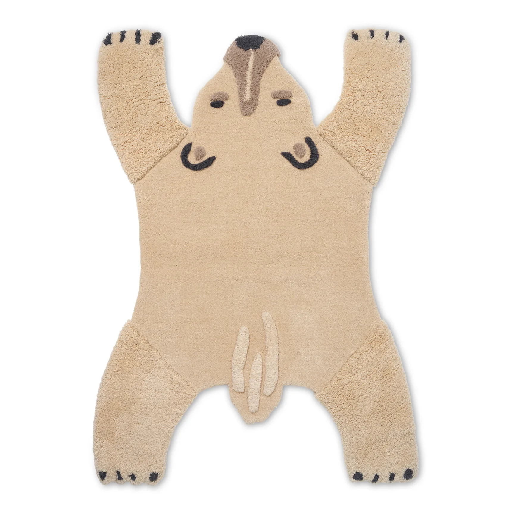 Ferm Living Kids - Tapis tufté ours polaire (Ferm Living Kids) - Image 1