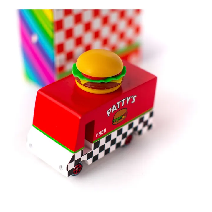 Voiture Burger en bois- Image produit n°2