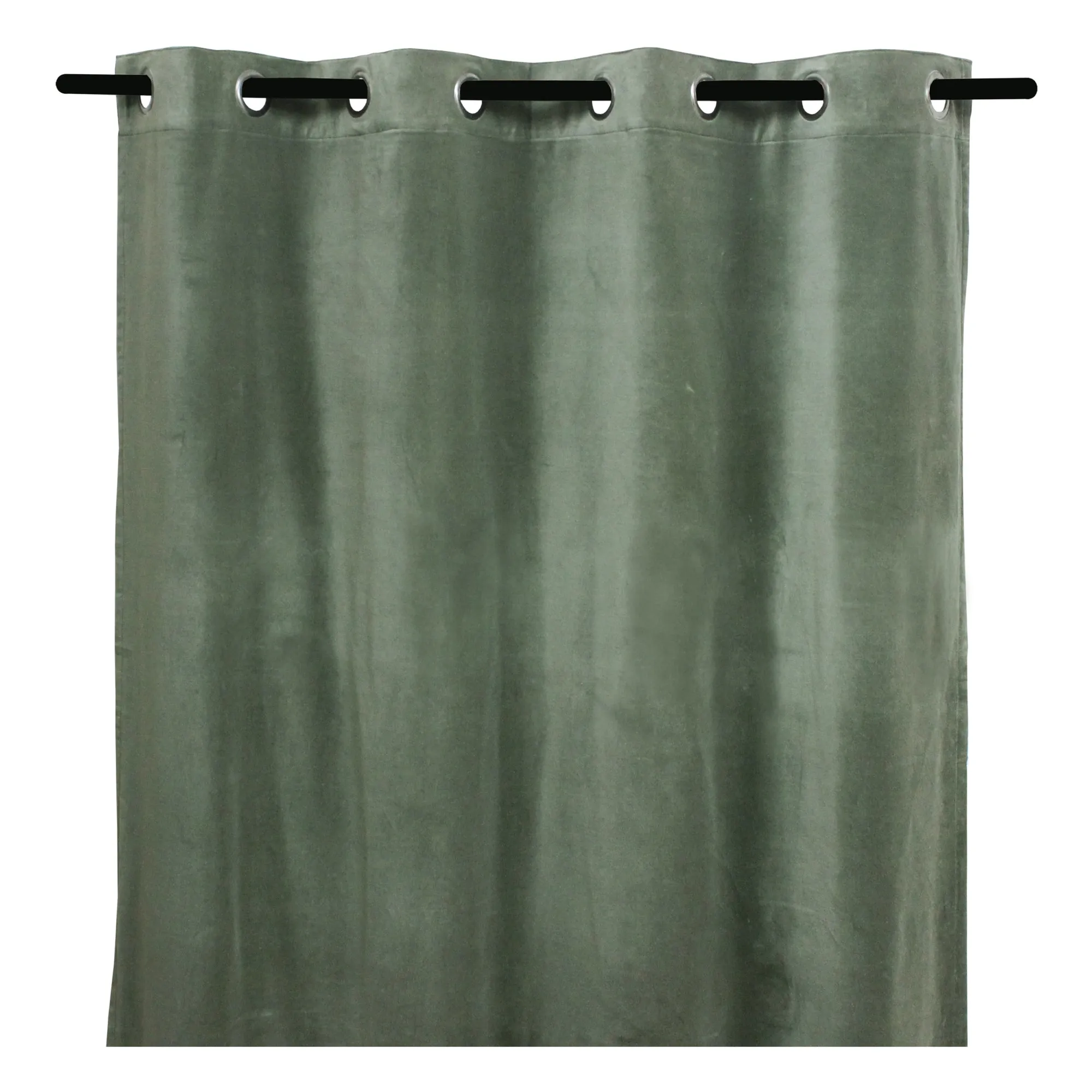 Haomy Khaki Delhi Velvet Curtains