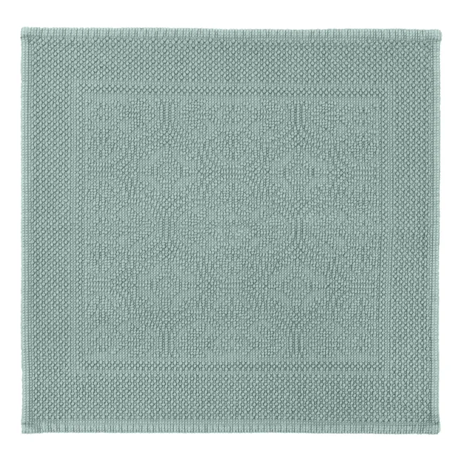 Tapis de bain en coton Kymi | Vert céladon