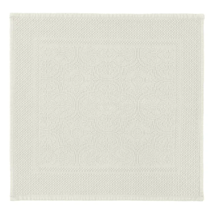 Tapis de bain en coton Kymi | Craie- Image produit n°0