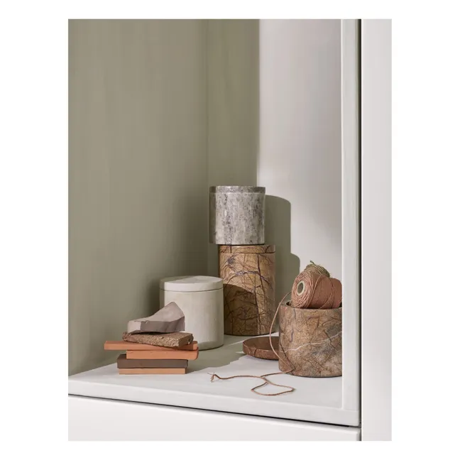 Osvald Marble Canister | Grey