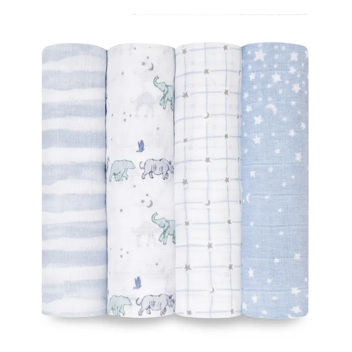 Rising Star Large Swaddles - Set of 4- Product image n°0