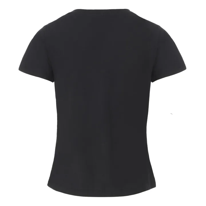 T-Shirt Suyu Coton Bio | Noir- Image produit n°4