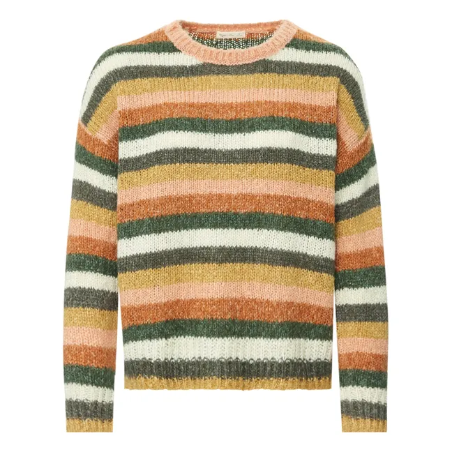 Striped Sweater - Women's Collection  | Green