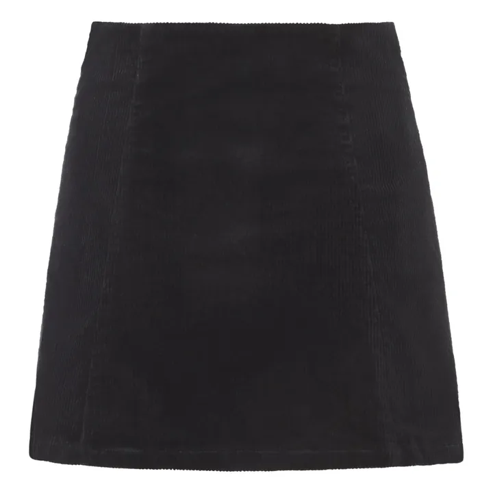 Corduroy Skirt - Women's Collection  | Black- Product image n°2