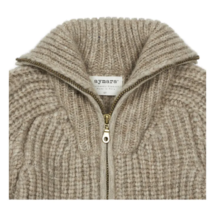 Pullover Baby Alpaka Charly | Kamelbraun- Produktbild Nr. 1