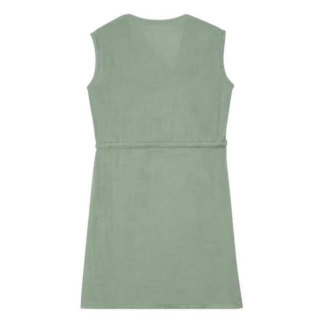 Kleid Grace aus Bio-Baumwolle | Grün
