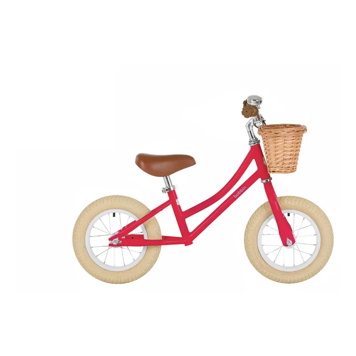 Gingersnap 12" Balance Bike - Bobbin x Smallable  | Cherry - Pink- Product image n°0