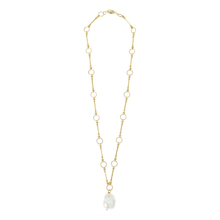 Pearl Necklace | Gold- Product image n°0