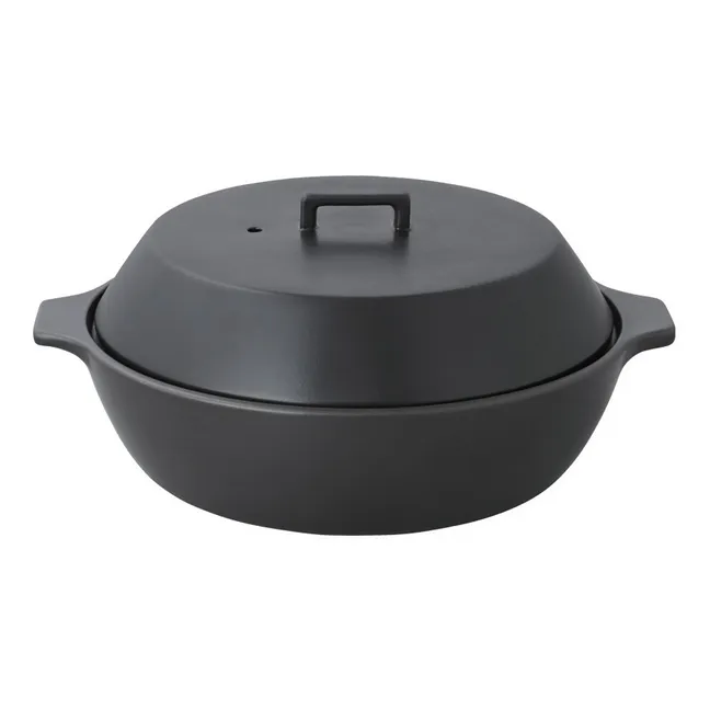 Donabe Kakomi in ceramica | Nero