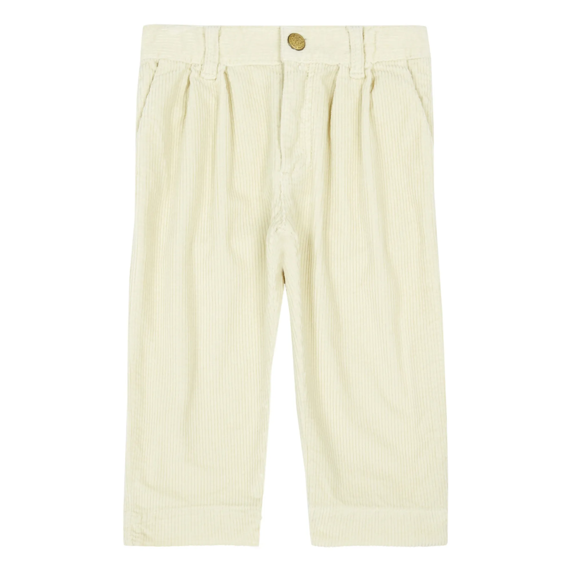 Finger In The Nose Off White Lucy Velvet Trousers