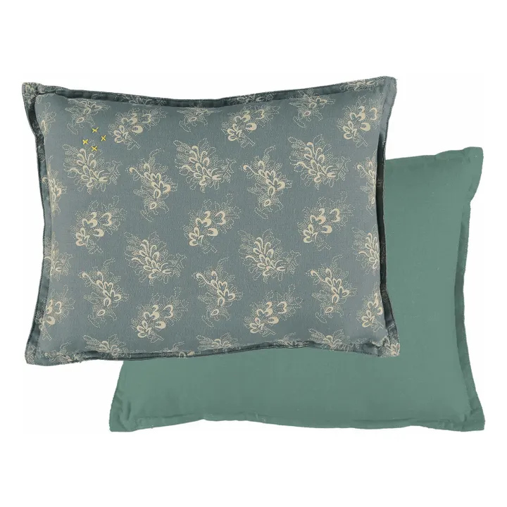 Cotton Cushion | Soft Teal Blue- Product image n°0