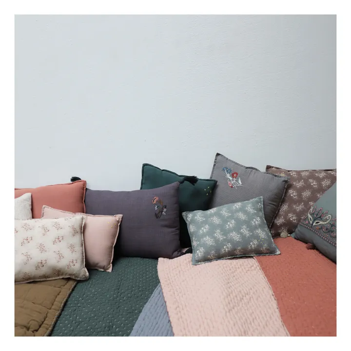 Cotton Cushion | Soft Teal Blue- Product image n°1