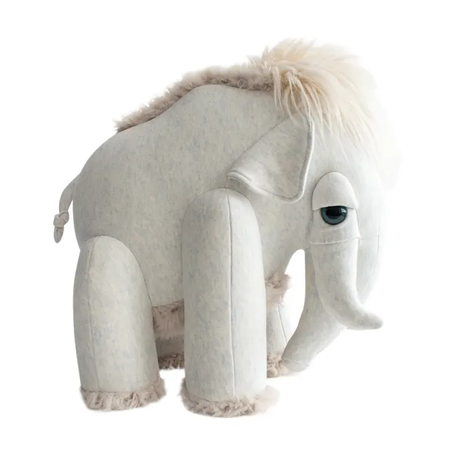 Peluche gigante 45 cm Mamut 45cm Bigstuffed x Smallable | Gris Claro