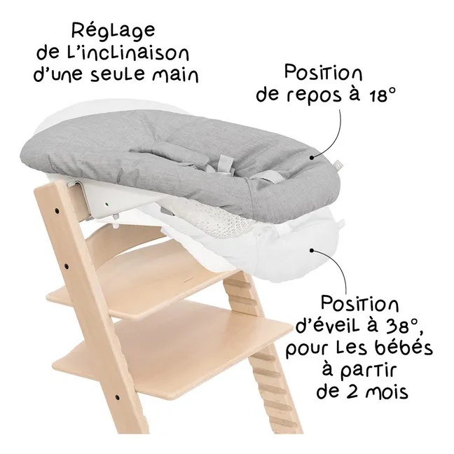 Tripp Trapp® Baby Seat Set | Grey