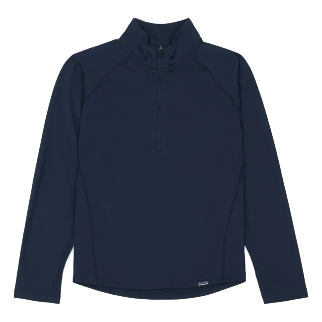 Recycled Polyester Ski Jacket | Navy blue