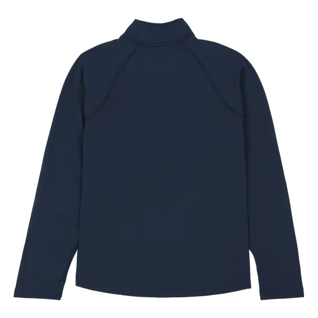 Recycled Polyester Ski Jacket | Navy blue