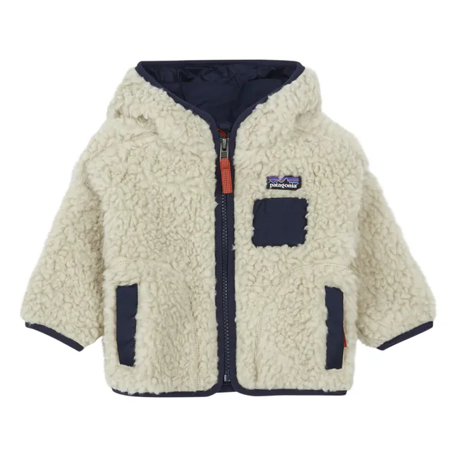 Recycled Polyester Fleece Jacket | Navy blue