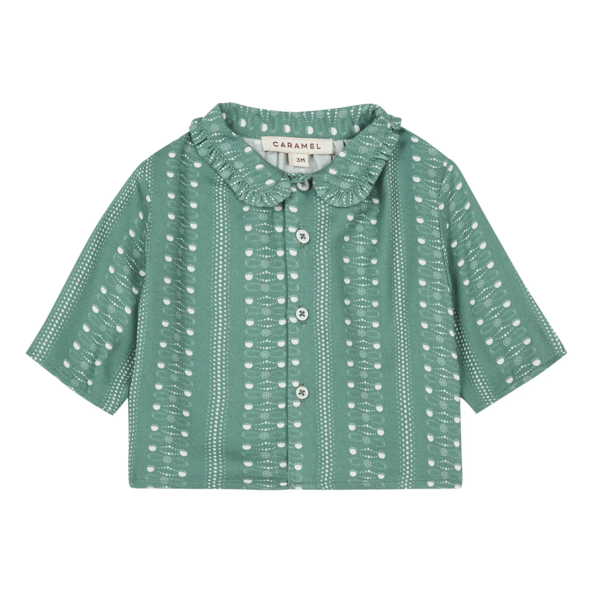 Caramel Blue Green Baby Tern Blouse