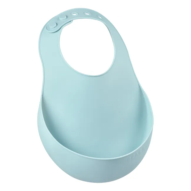 Babero silicona | Verde Pálido
