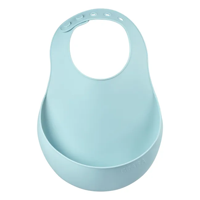 Babero silicona | Verde Pálido