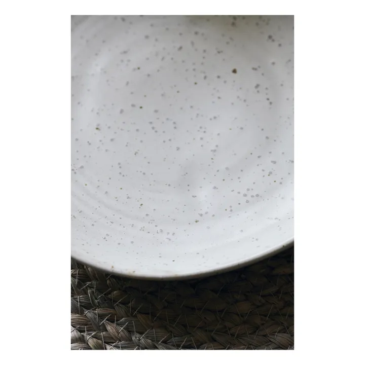 Teller Pion aus Porzellan | Weiß- Produktbild Nr. 2