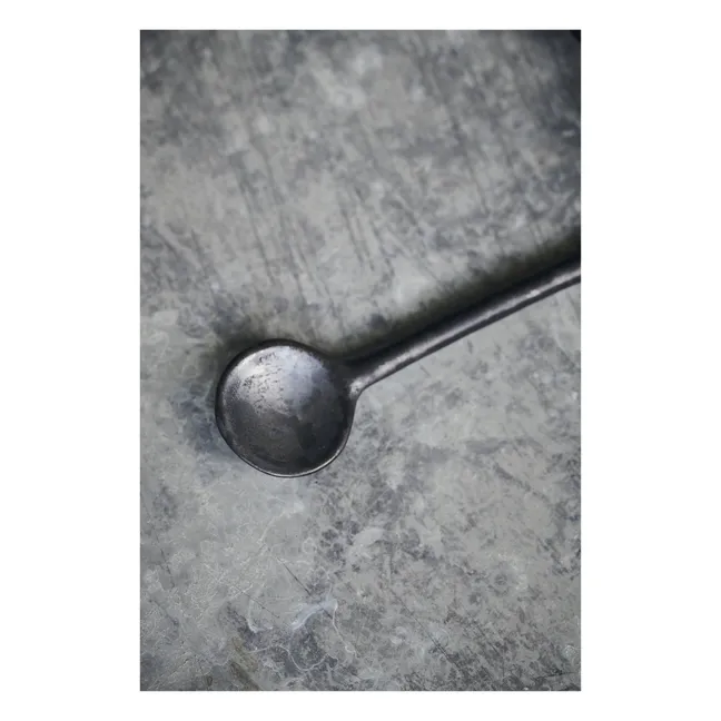 Pawn Porcelain Spoon | Black