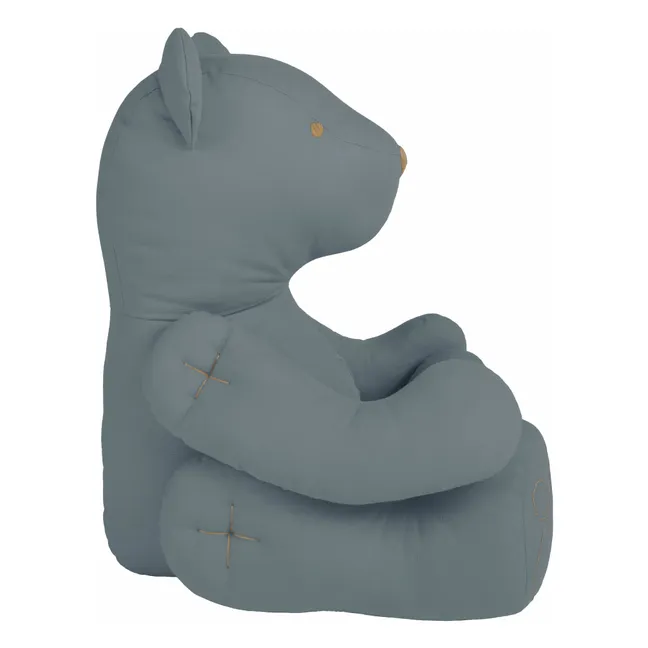 Organic Cotton Teddy Bear | Ice Blue S032