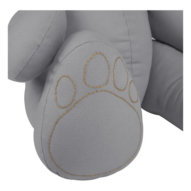 Bär Ted Bear aus Bio-Baumwolle | Stone Grey S045