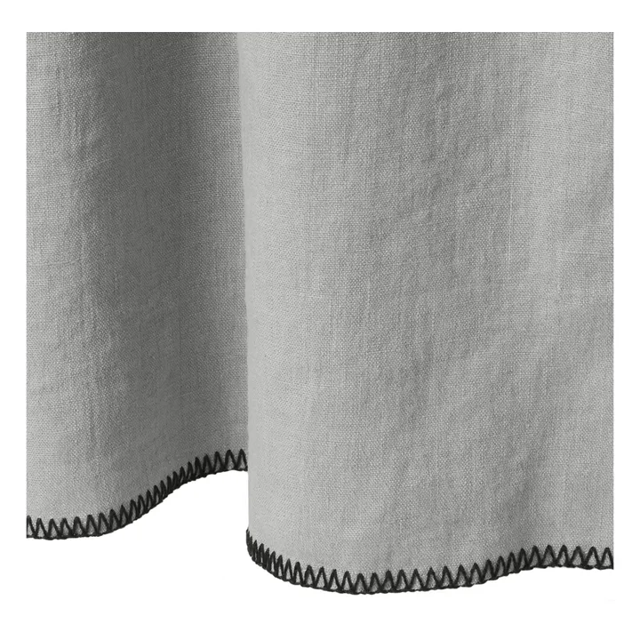 Cortina de lino lavado | Gris graphite- Imagen del producto n°1