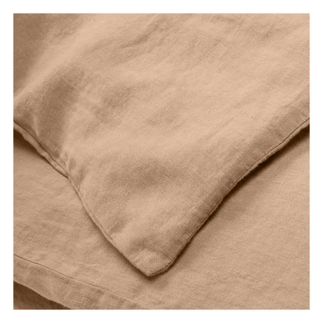 Washed Linen Duvet Cover | Dusty Pink