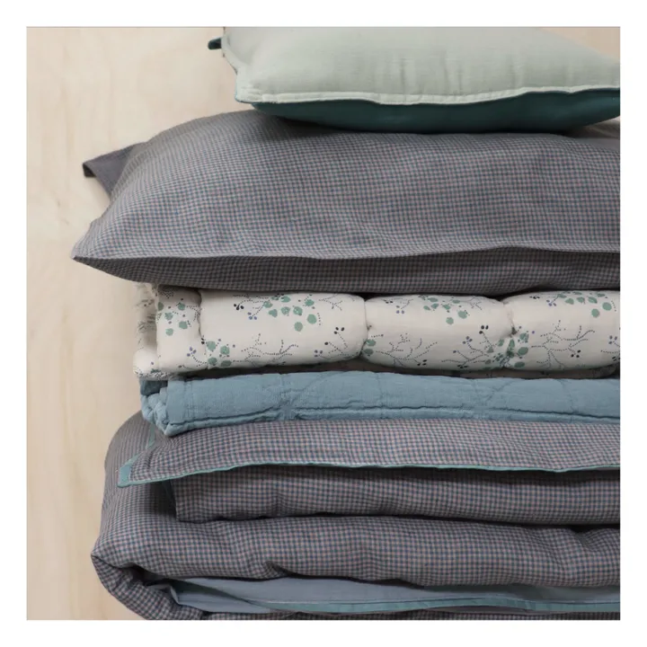 Bettbezug aus Bio-Baumwolle | Mink/Teal- Produktbild Nr. 3