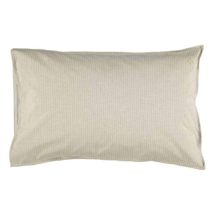 Cotton Pillowcase  | Ivory/Clay- Product image n°0